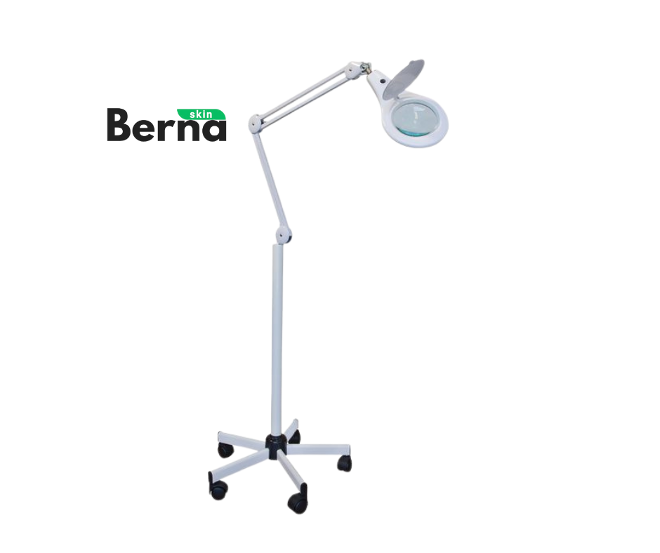 Lampe loupe sur pieds